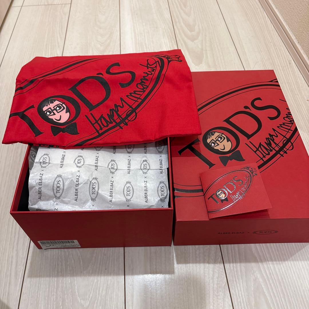 超美品　トッズ　HAPPY MOMENTS 厚底スニーカー 23.5cm