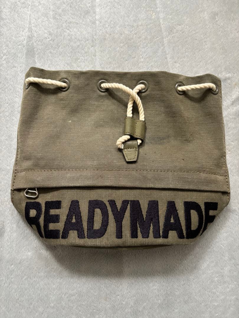 READY MADE (レディメイド) ROPE SACK 巾着 カーキ 美品
