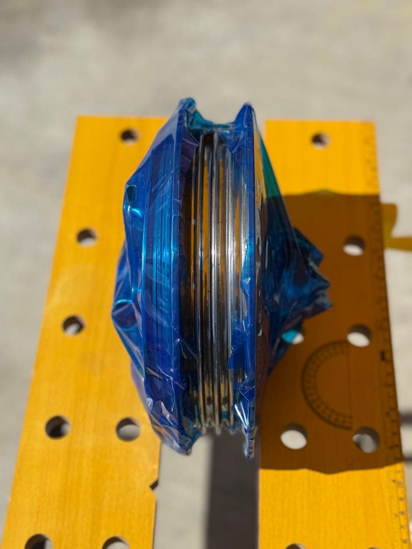 SR400/500 フロントハブ　バフがけ済み