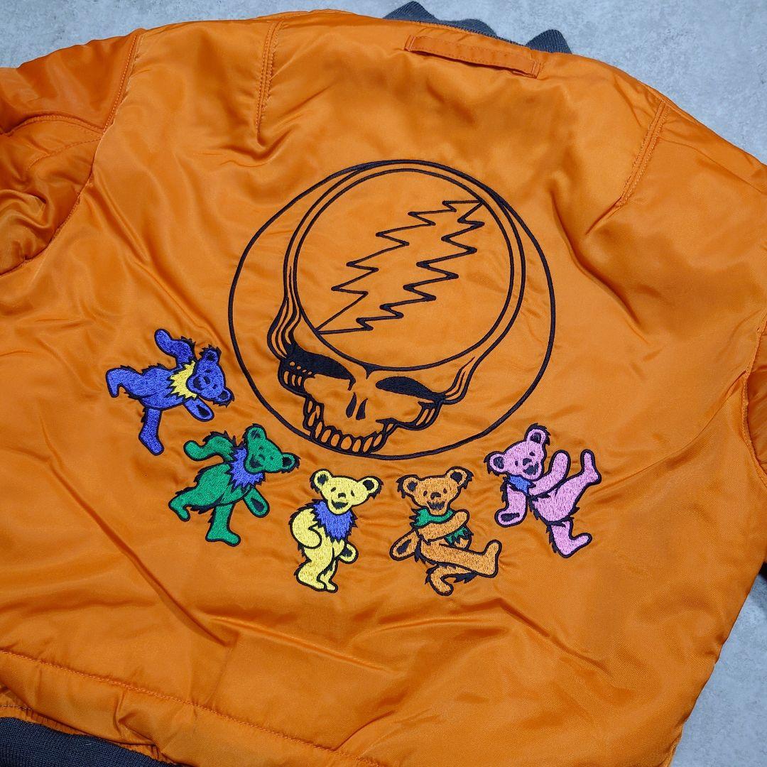 タグ付 TOYS McCOY GRATEFUL DEAD MA-1 S