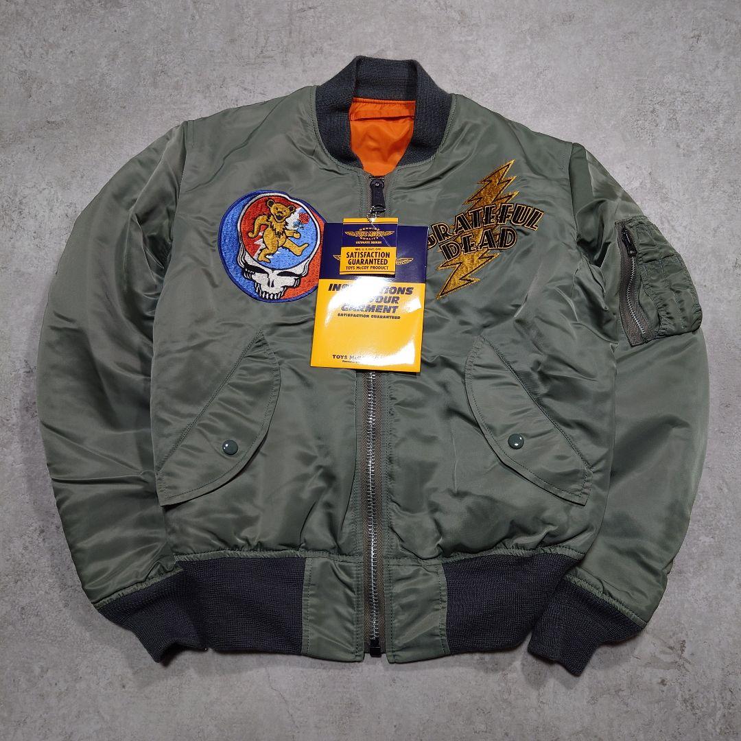タグ付 TOYS McCOY GRATEFUL DEAD MA-1 S