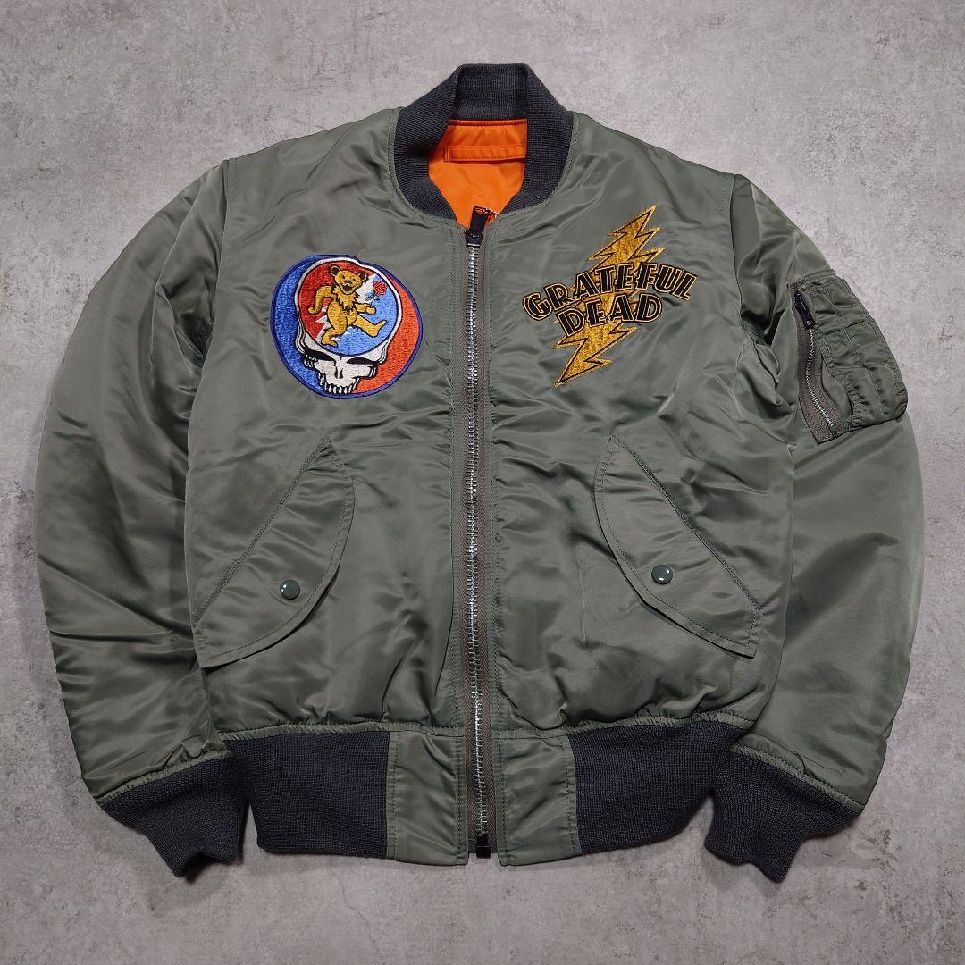 タグ付 TOYS McCOY GRATEFUL DEAD MA-1 S