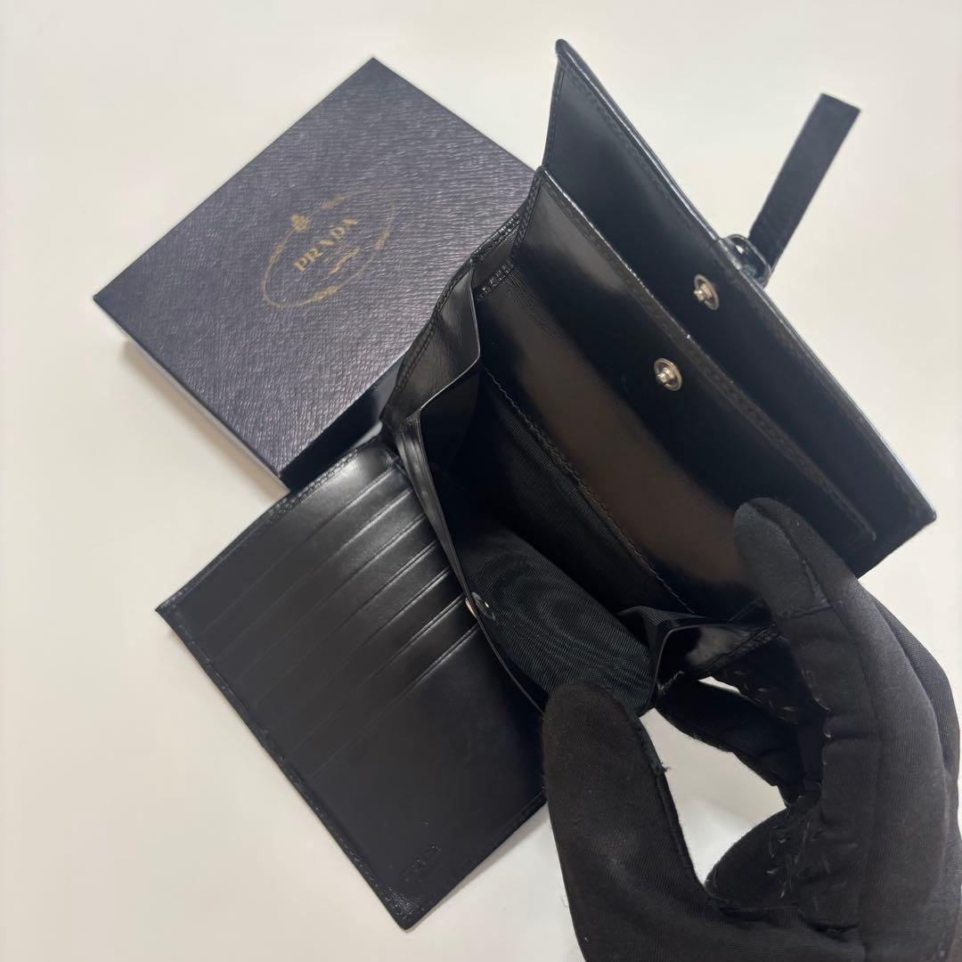 【定価¥98900】PRADA 三つ折り財布 本革 LOEWE《超激レア⭐︎》