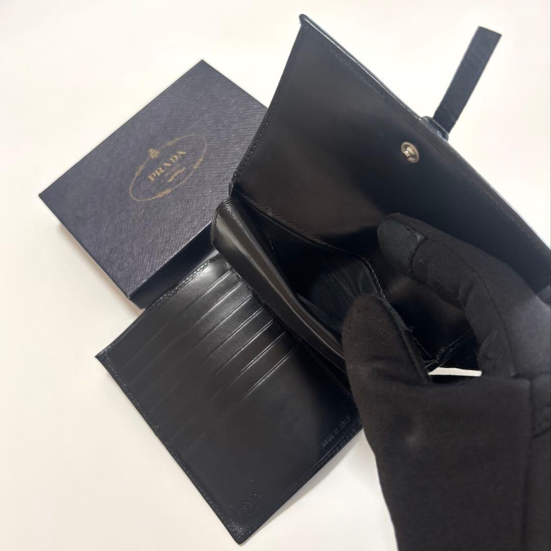 【定価¥98900】PRADA 三つ折り財布 本革 LOEWE《超激レア⭐︎》
