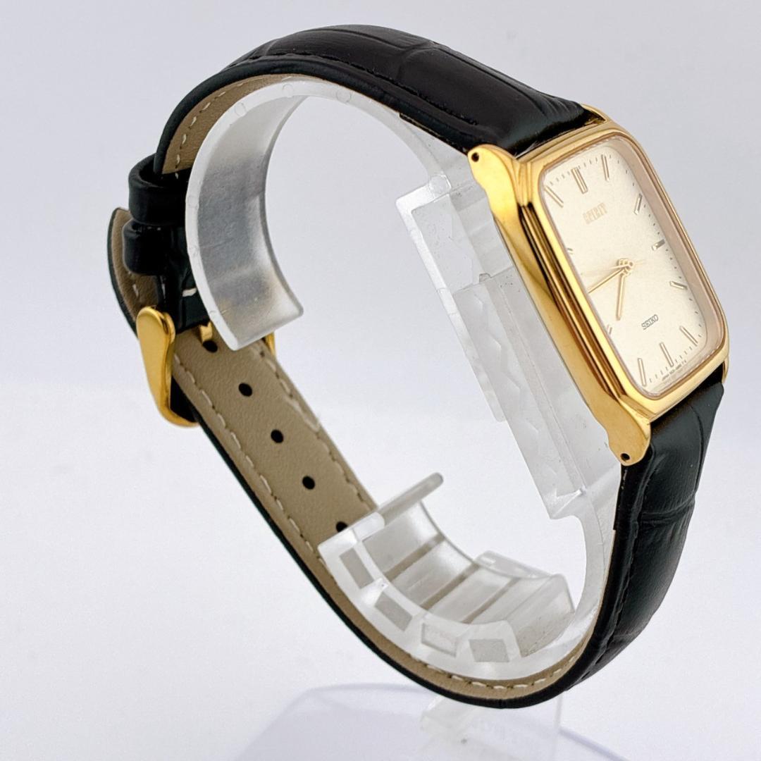 【美品/電池交換済】SEIKO　SPIRIT　腕時計　新品ベルト　クォーツ