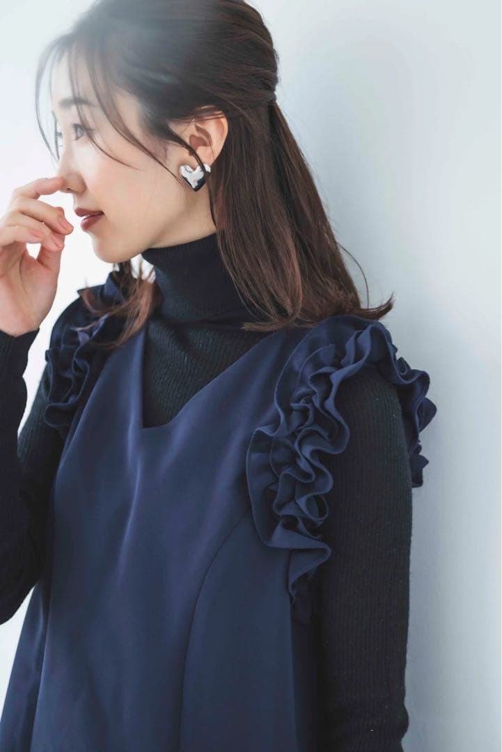 bitnabi ビンナビ　par-lang ドレス　ネイビー