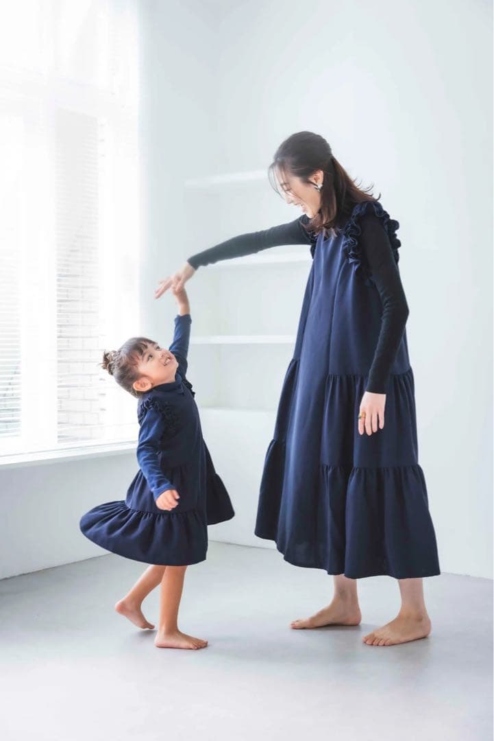 bitnabi ビンナビ　par-lang ドレス　ネイビー