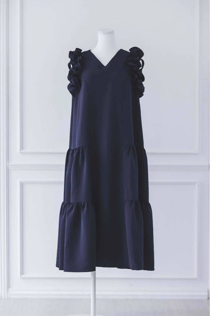 bitnabi ビンナビ　par-lang ドレス　ネイビー