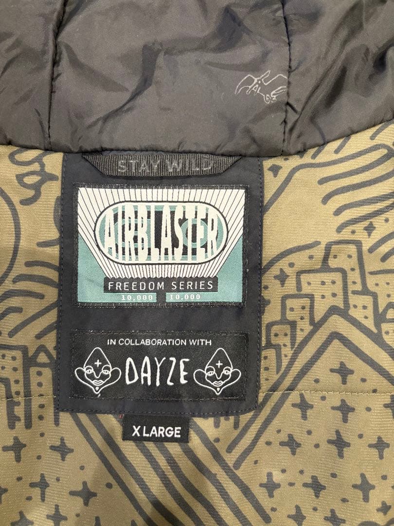 スノーボード airblaster dayze jaket XL