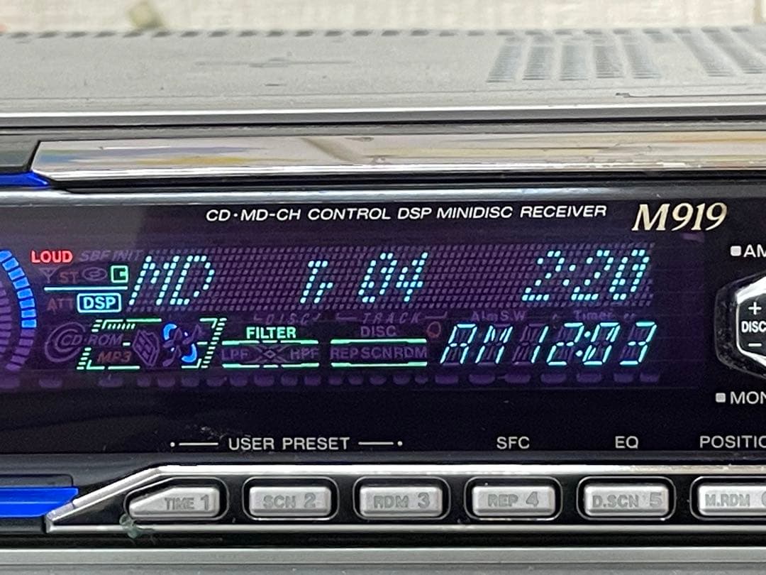 ケンウッド KENWOOD M919 ヘッドユニット MD 極力当日発送します