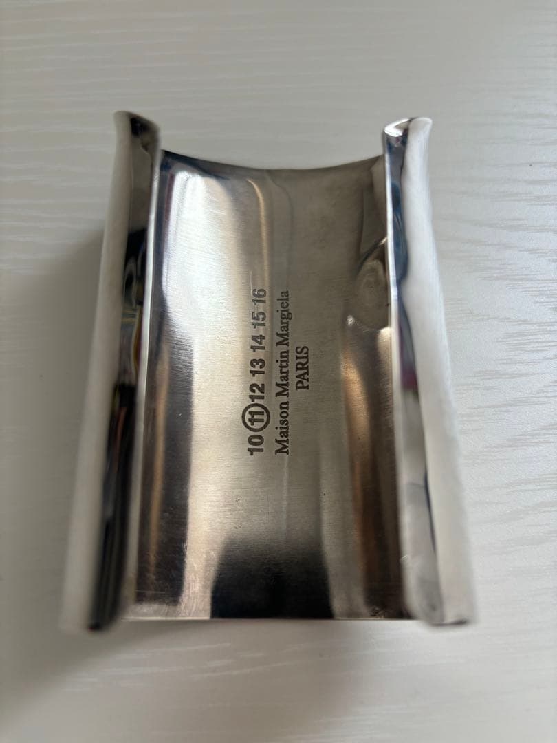 【Maison Martin Margiela】バングル ブレスレット シルバー