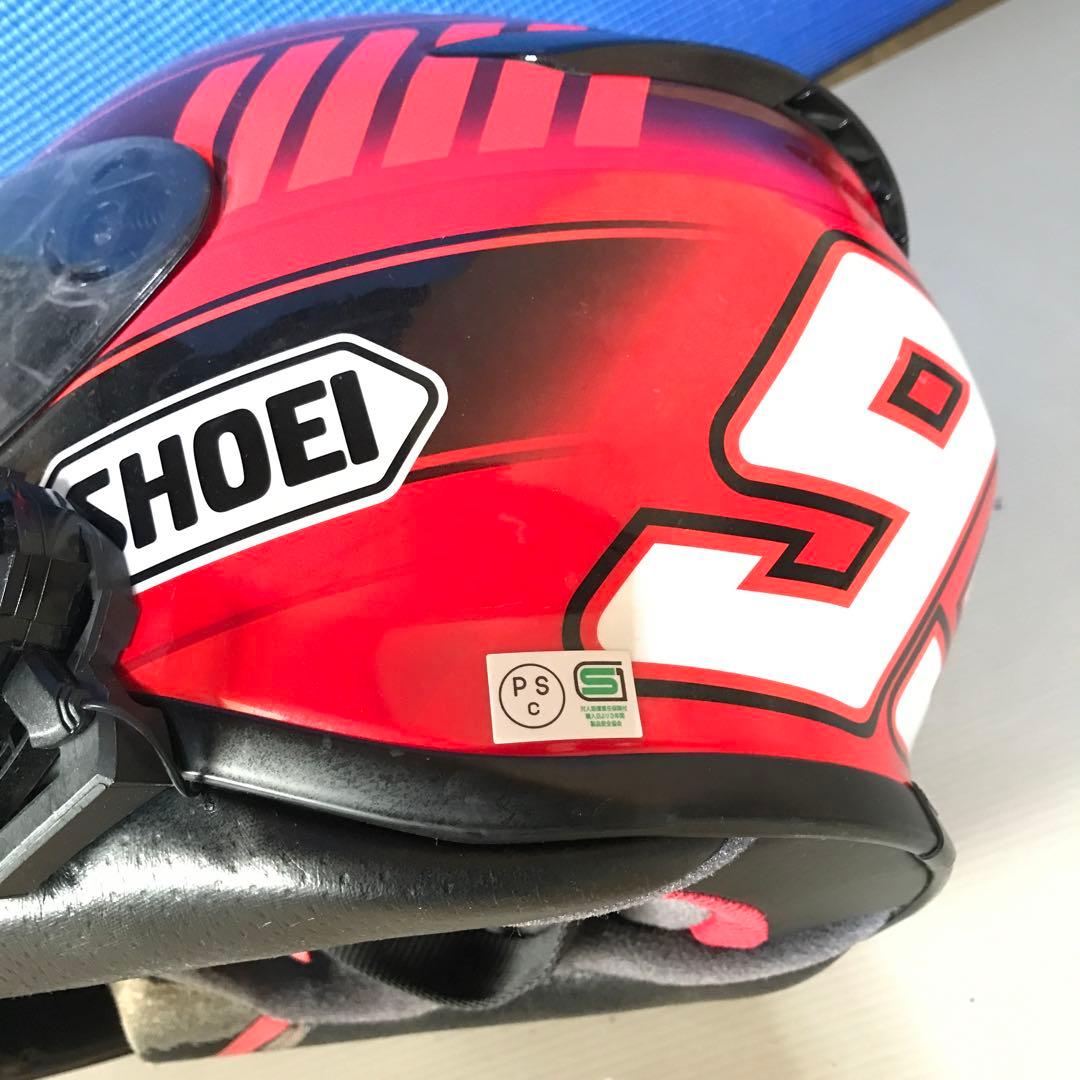 SHOEI ショウエイ Z-7 フルフェイス ヘルメット Mサイズ 赤 レッド
