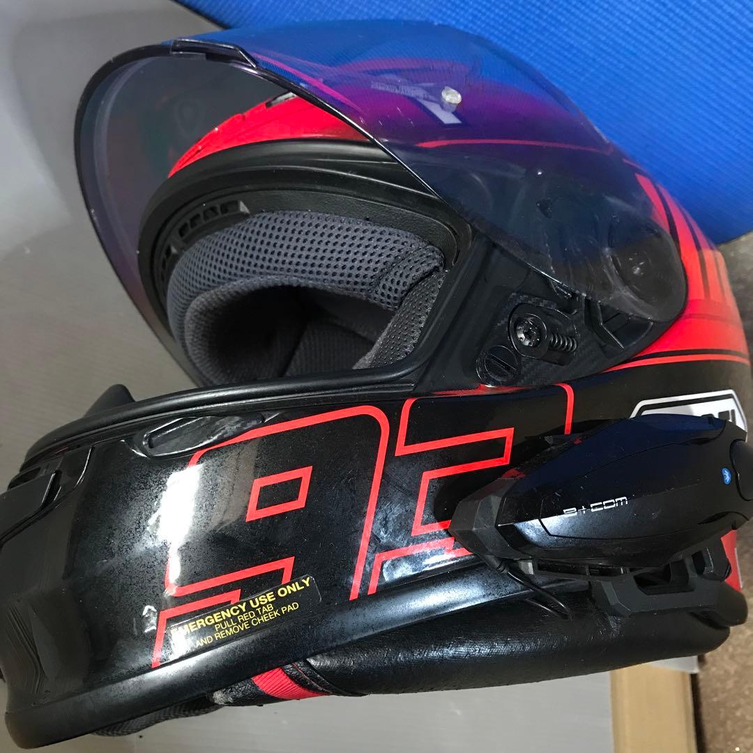 SHOEI ショウエイ Z-7 フルフェイス ヘルメット Mサイズ 赤 レッド