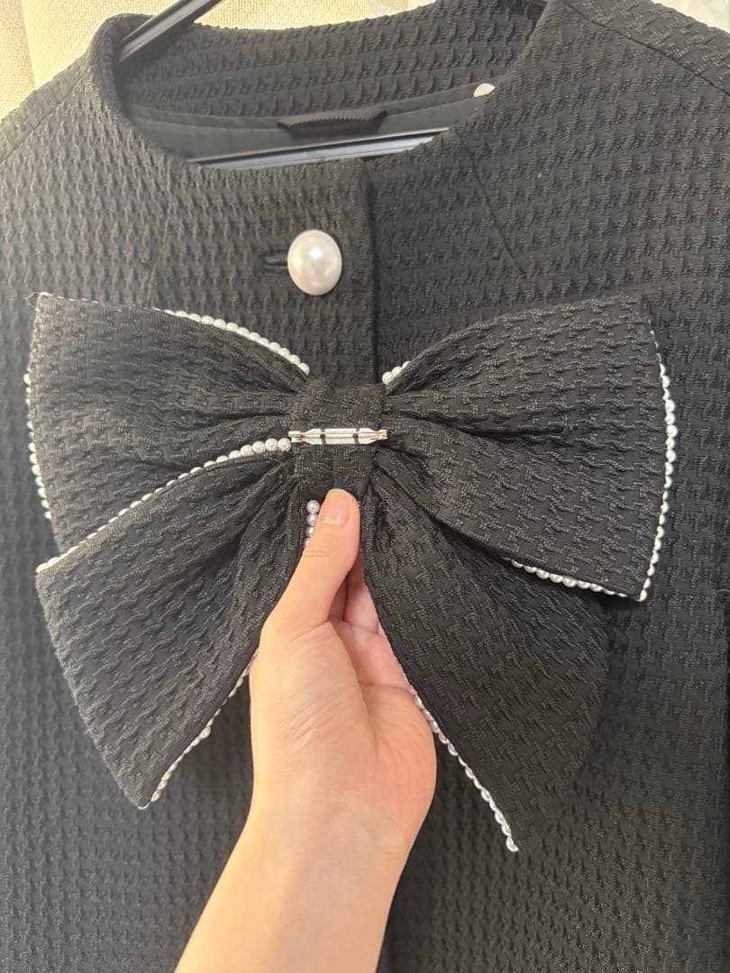 ケイトスペード　パールリボン　コート