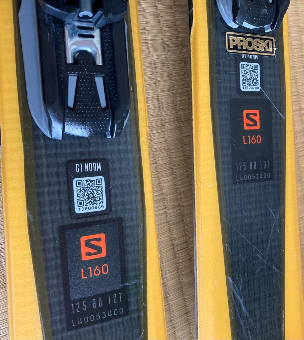 SALOMON☆XDR80☆スキー板☆160cm