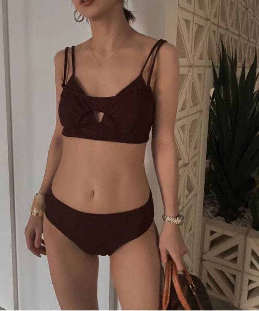 【Ameri VINTAGE】3WAY BUTTON SWIM WEAR 水着