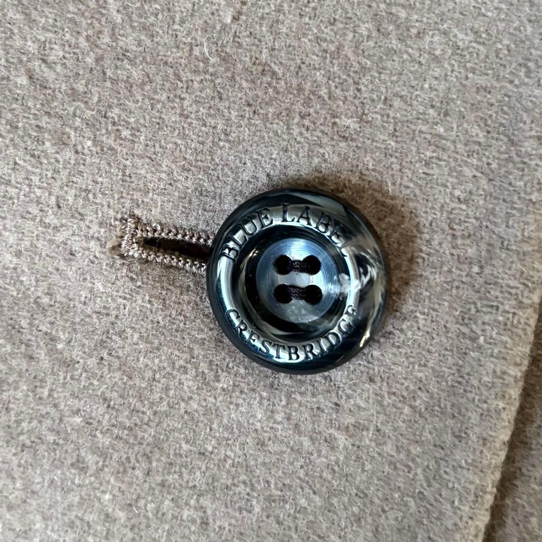 【極美品✨】ブルーレーベルクレストブリッジ　ポンチョ　リバーシブル　ファー　38