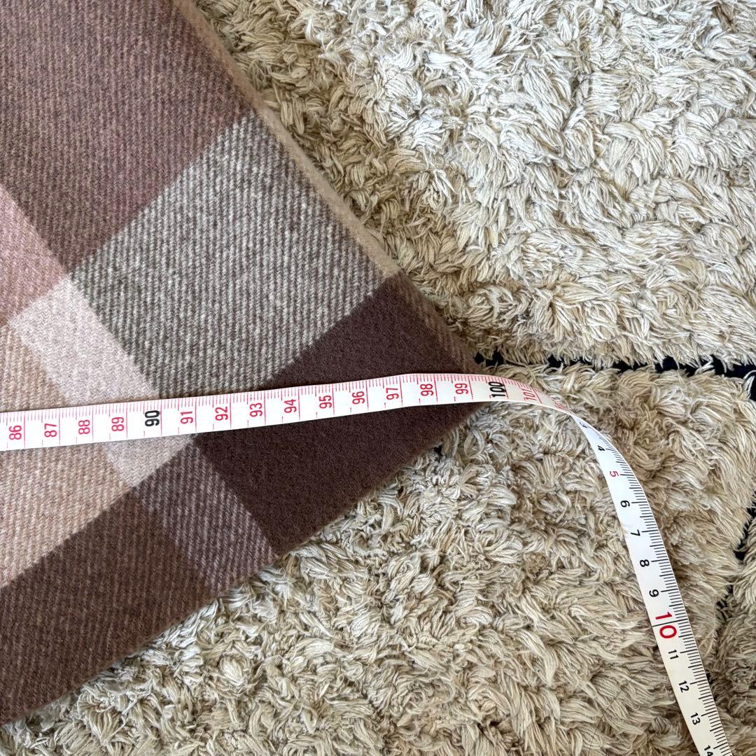 【極美品✨】ブルーレーベルクレストブリッジ　ポンチョ　リバーシブル　ファー　38