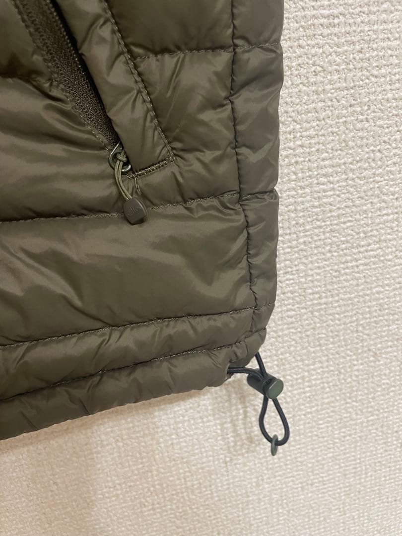 【美品】Danton ダントン ダウンベスト インナーダウン カーキ