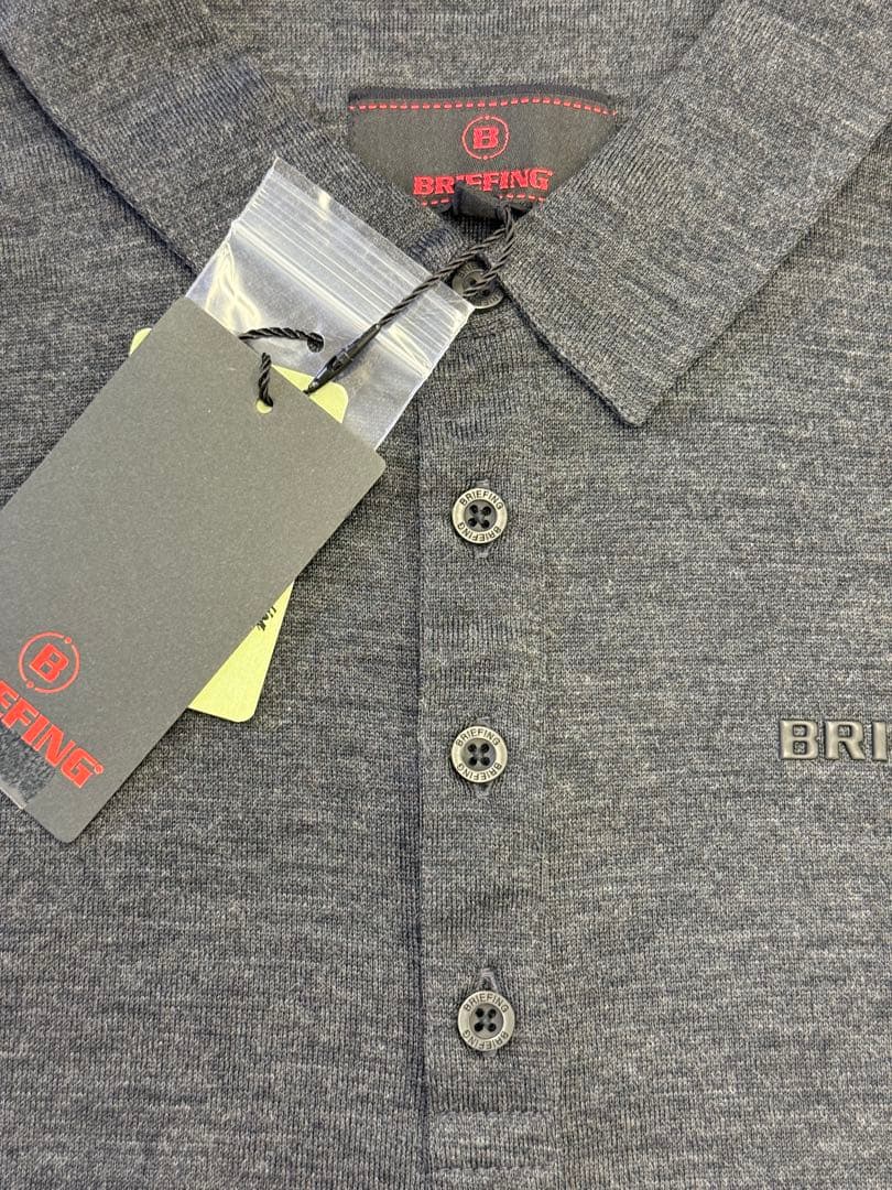 【新品未使用】　BRIEFING ポロシャツ　ウール