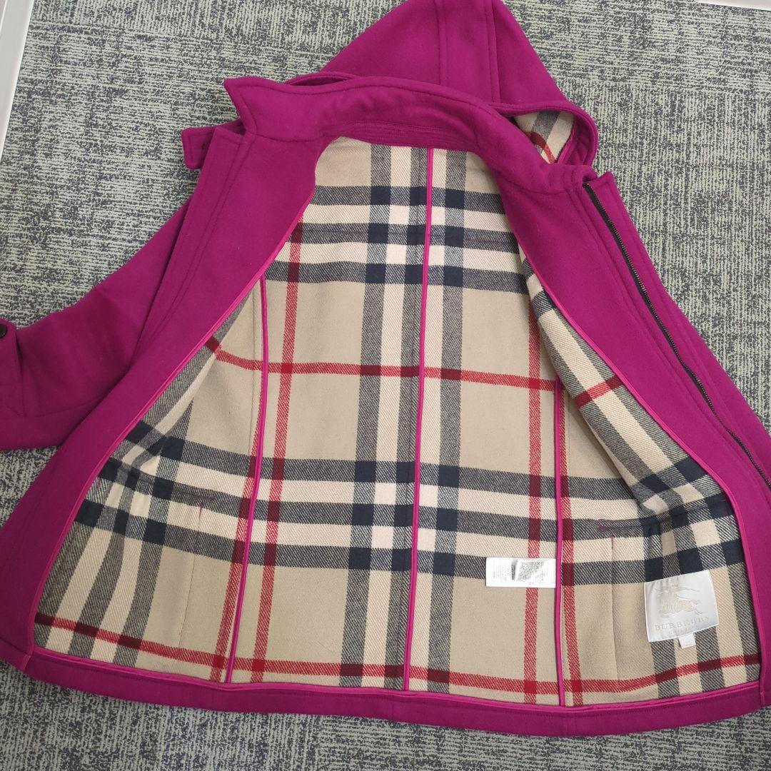 希少/美品 ピンク/BURBERRY children/ダッフルコート 12Y
