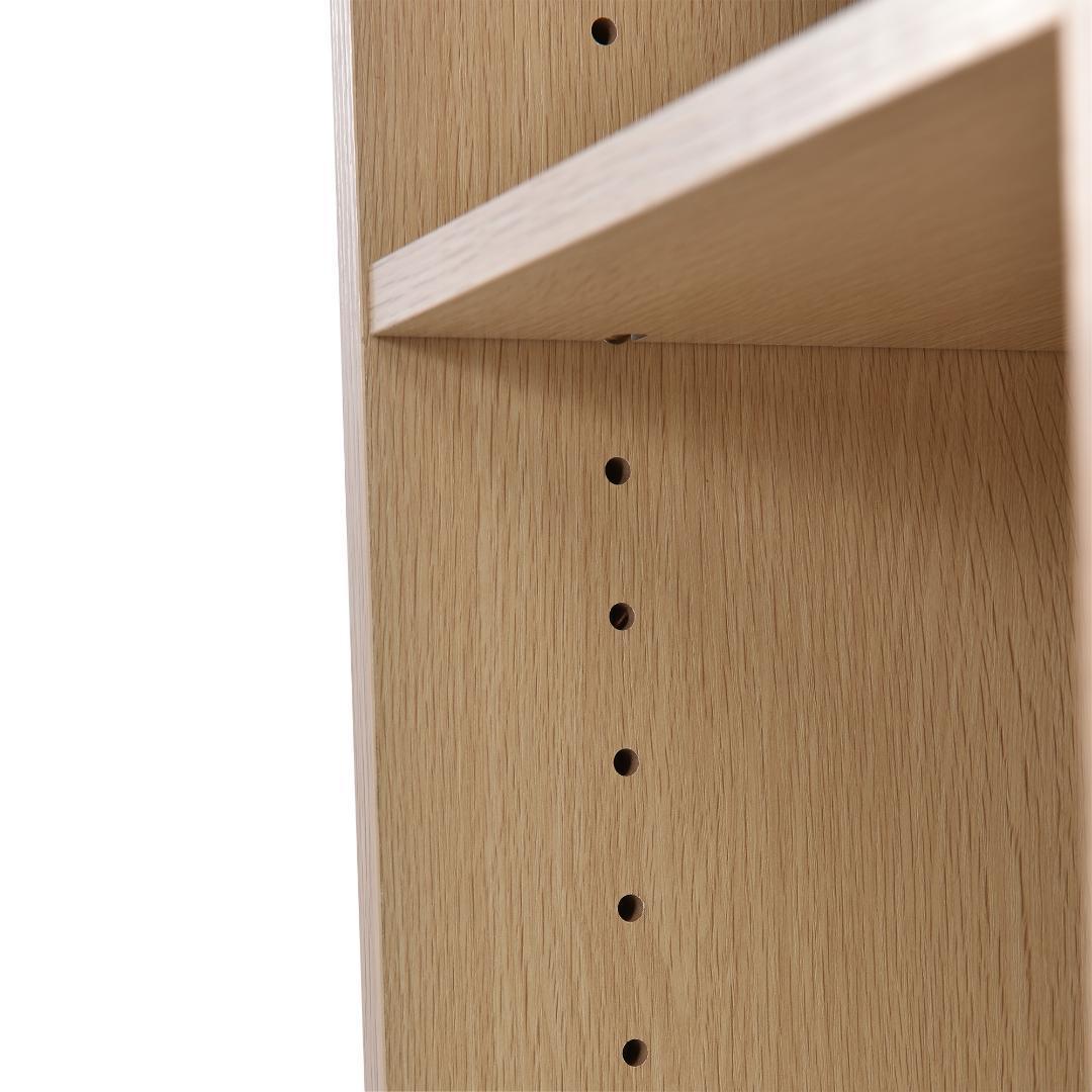 【2個セット】パソコンデスク 3段シェルフ付 オフィスデスク 簡易デスク学習机