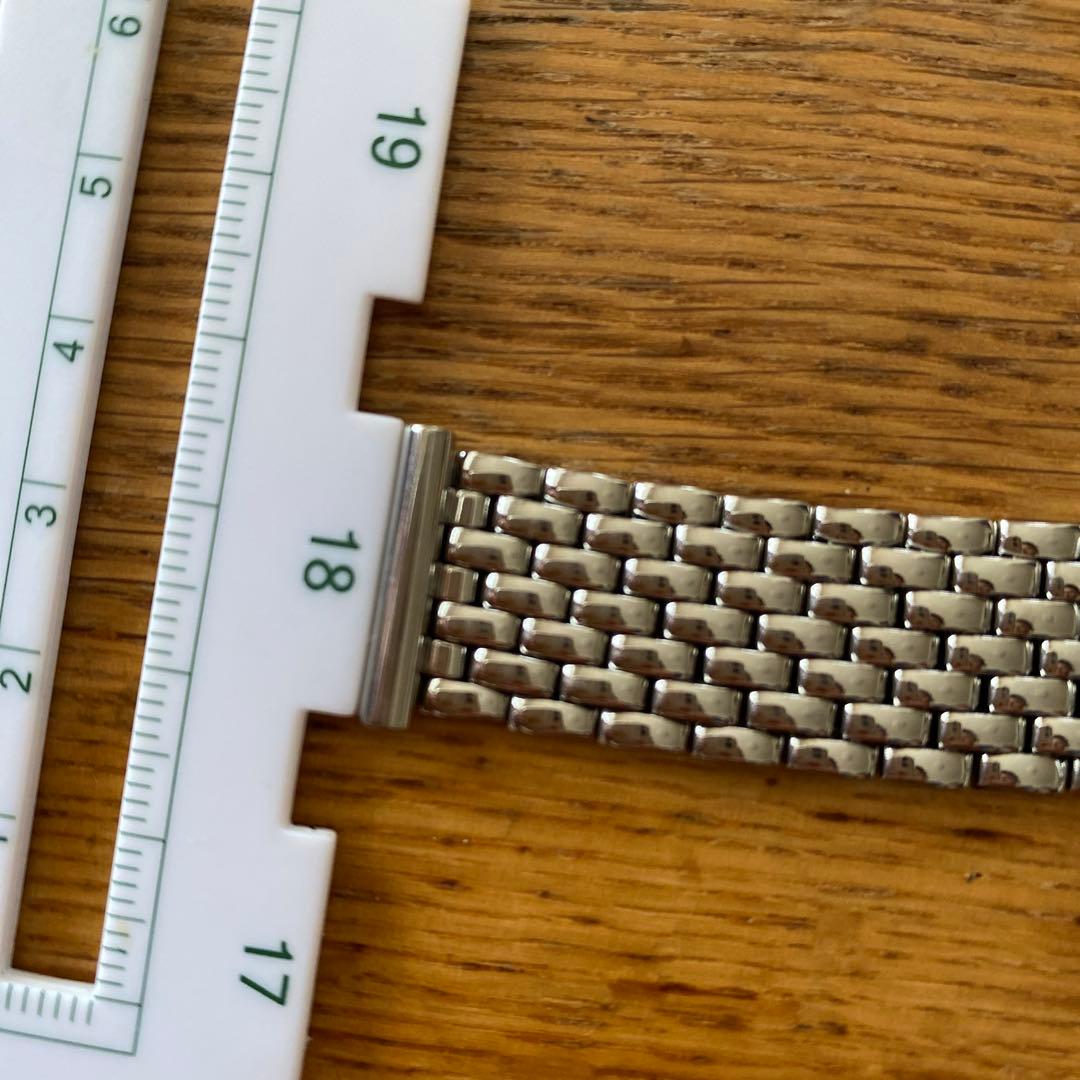 【新品同様】Mr Beads 18mm 9連ライスブレス ステンレス　バンド