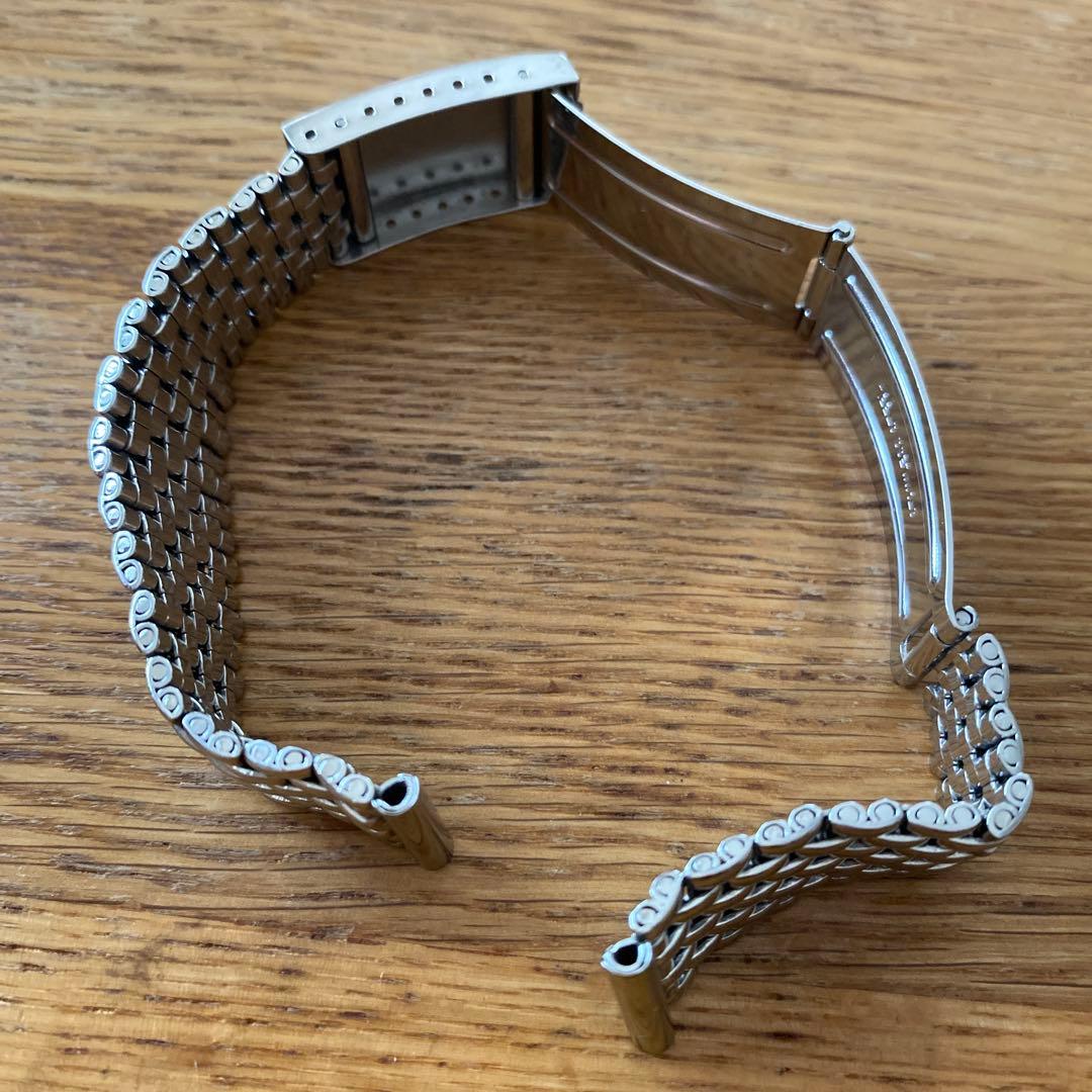 【新品同様】Mr Beads 18mm 9連ライスブレス ステンレス　バンド