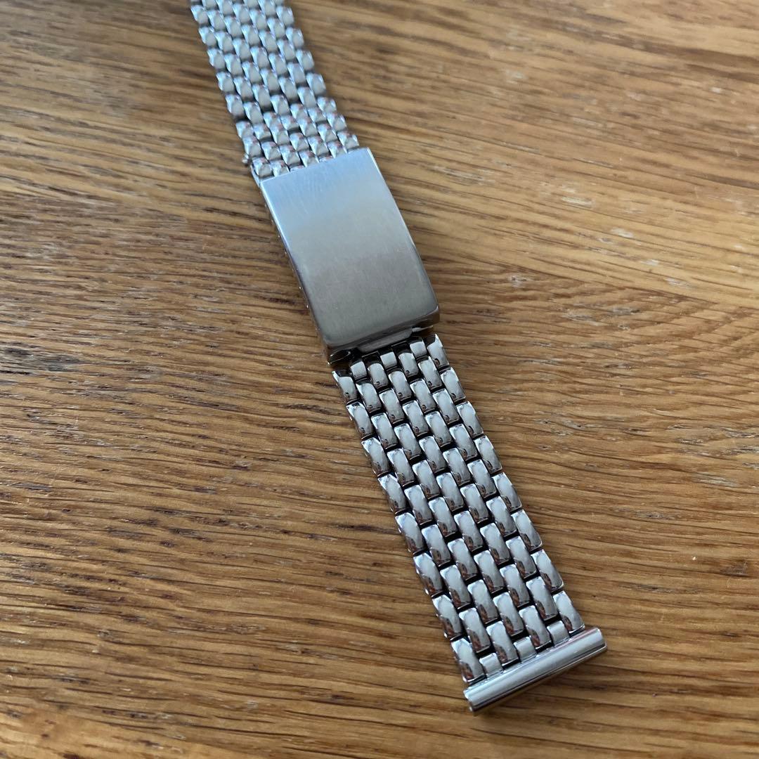 【新品同様】Mr Beads 18mm 9連ライスブレス ステンレス　バンド