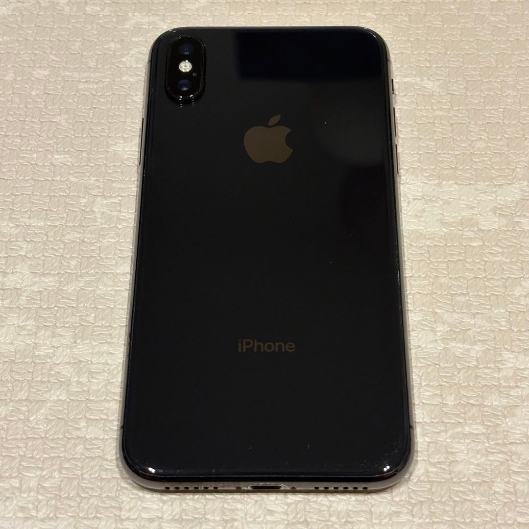 【即日発送】Apple iPhone X スペースグレー 256GB 初期化済