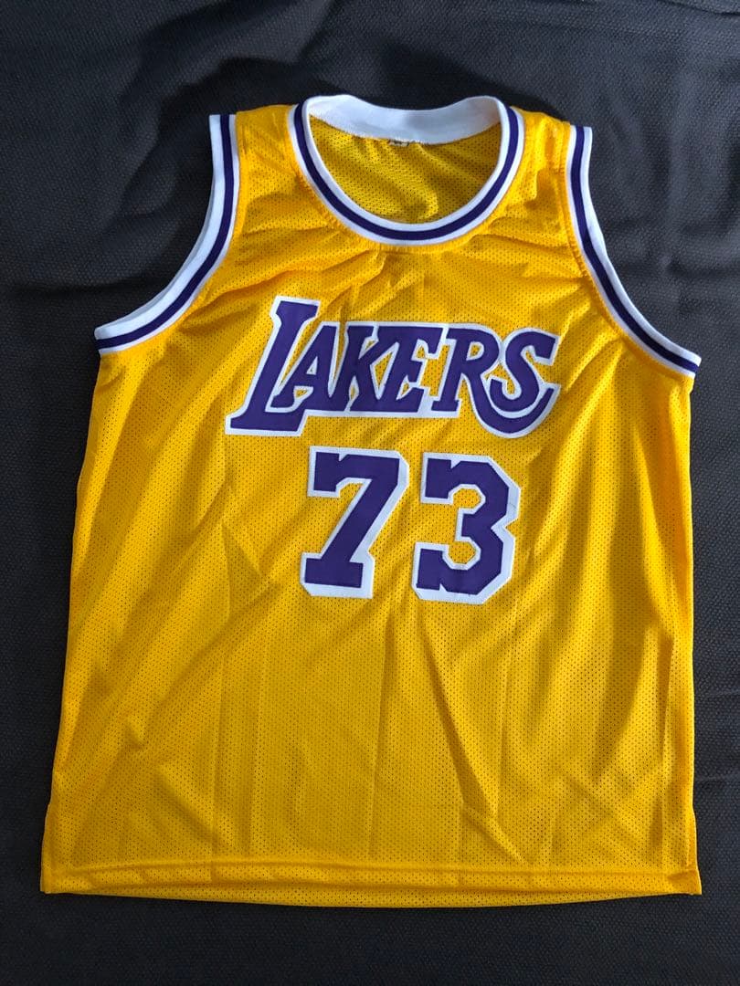 デニス・ロッドマン LA レイカーズ サイン入り ジャージJSA Rodman