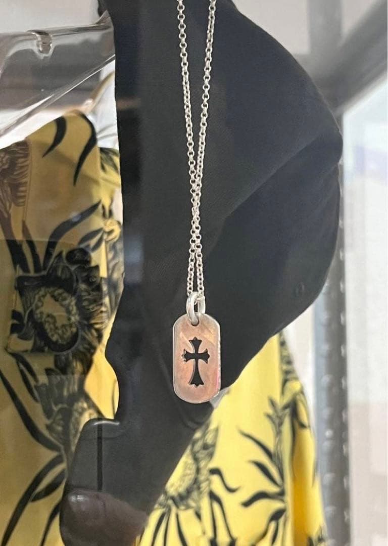 ASTRO チャウヌ 愛用　クロムハーツ　クロスネックレス(^^)