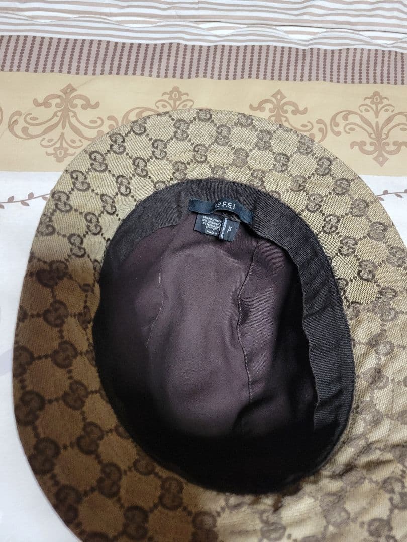 Gucci GGパターン フェドラハット