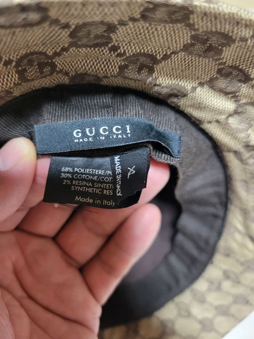 Gucci GGパターン フェドラハット