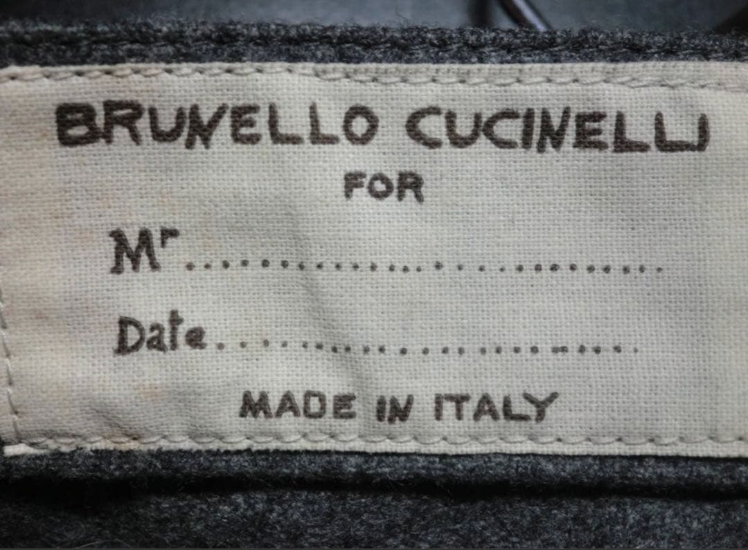 BRUNELLO CUCINELLI ブルネロクチネリ ウールスラックス　44
