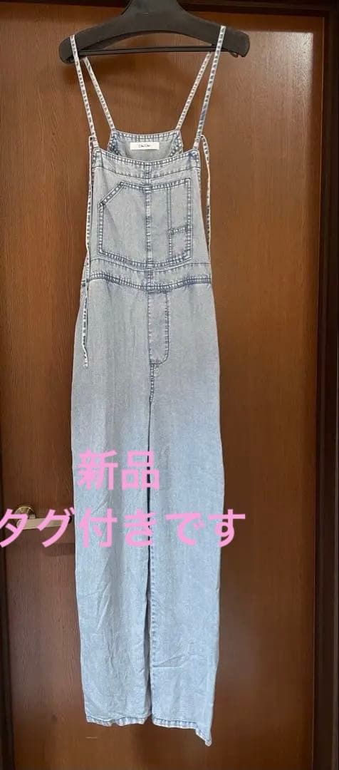 DOUDOU ドゥドゥ　デニム　オールインワン　レディース　サロペット　新品