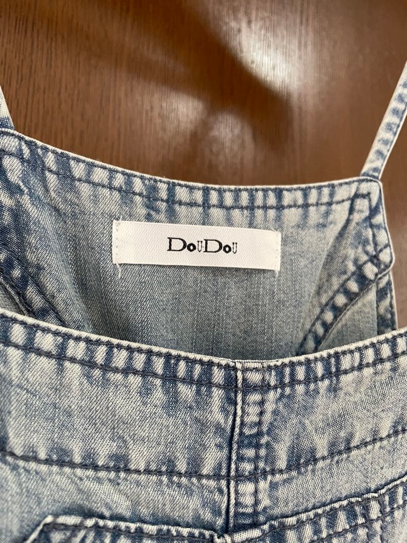 DOUDOU ドゥドゥ　デニム　オールインワン　レディース　サロペット　新品