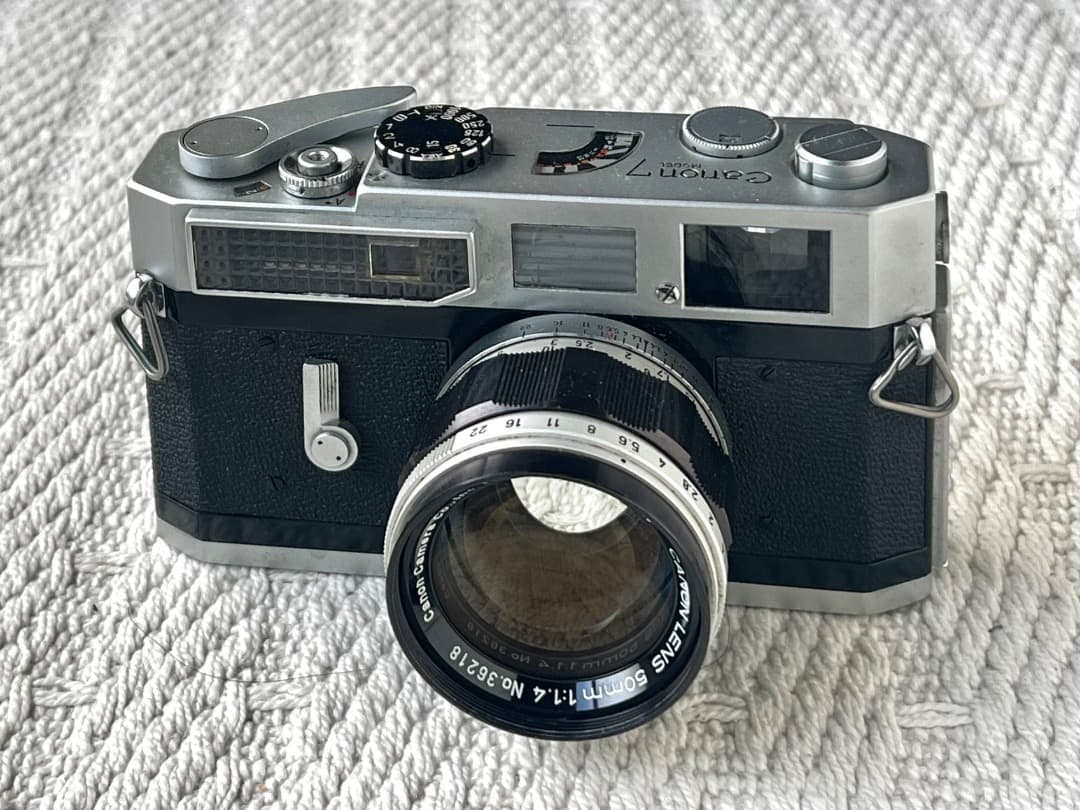 キャノン Canon MODEL 7 50mm f:1.4レンズ付 動作未確認