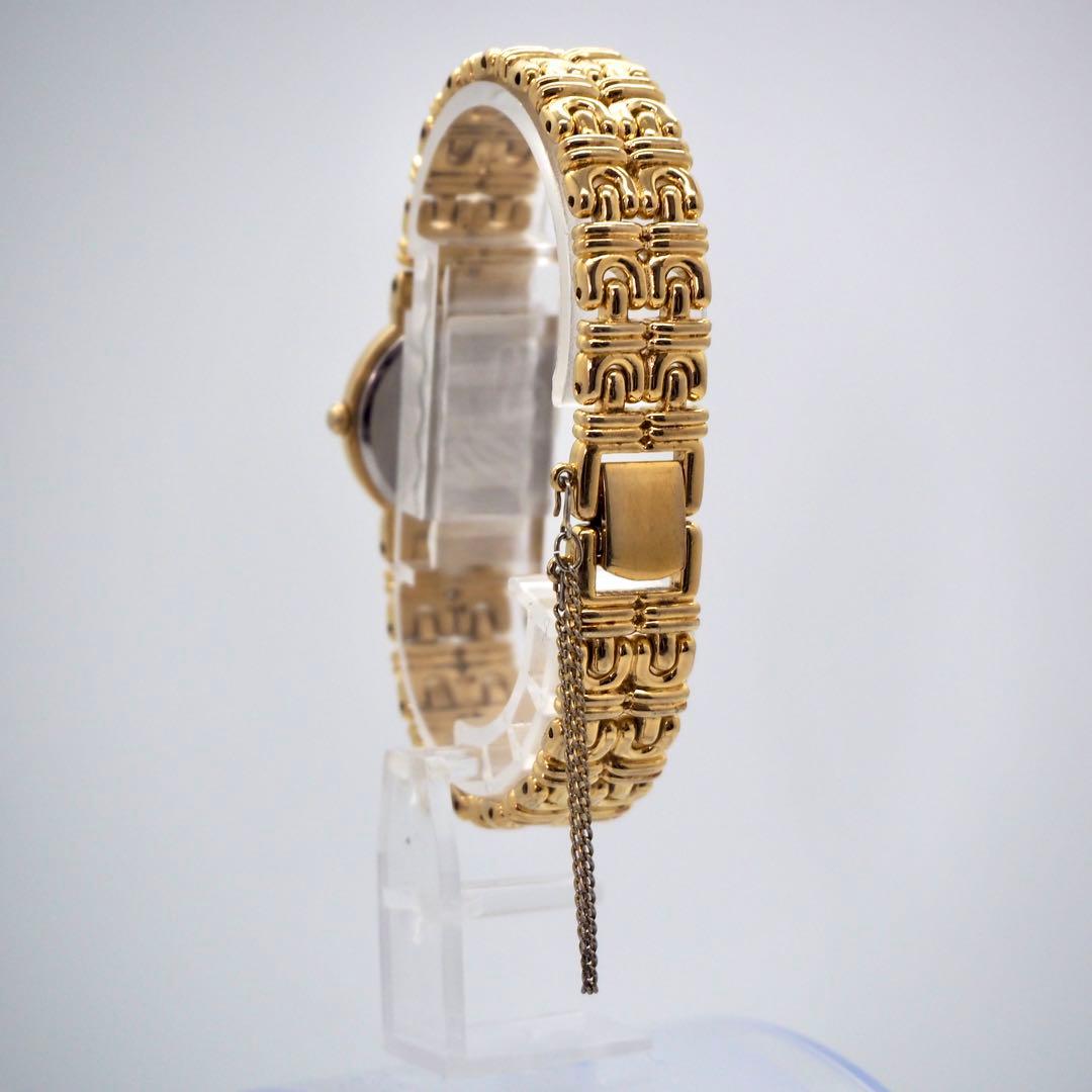 573 稼働【美品】SEIKO レディース 時計 ゴールド　ベルフィーナ　丸型