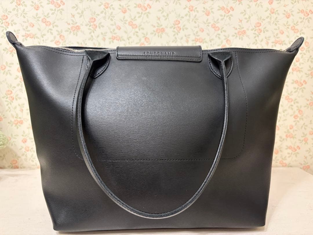 ロンシャン　 ル・プリアージュ シティ M トートバッグ（ブラック）