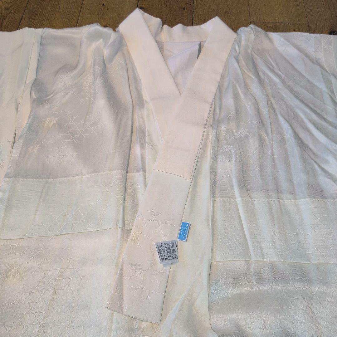 正絹長襦袢　ふるるん　洗える長襦袢　半衿付　衣紋抜　表示付