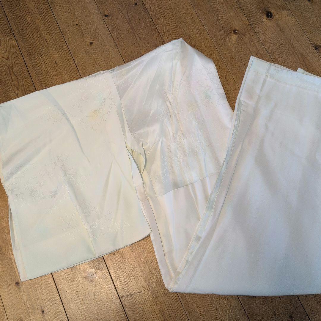 正絹長襦袢　ふるるん　洗える長襦袢　半衿付　衣紋抜　表示付