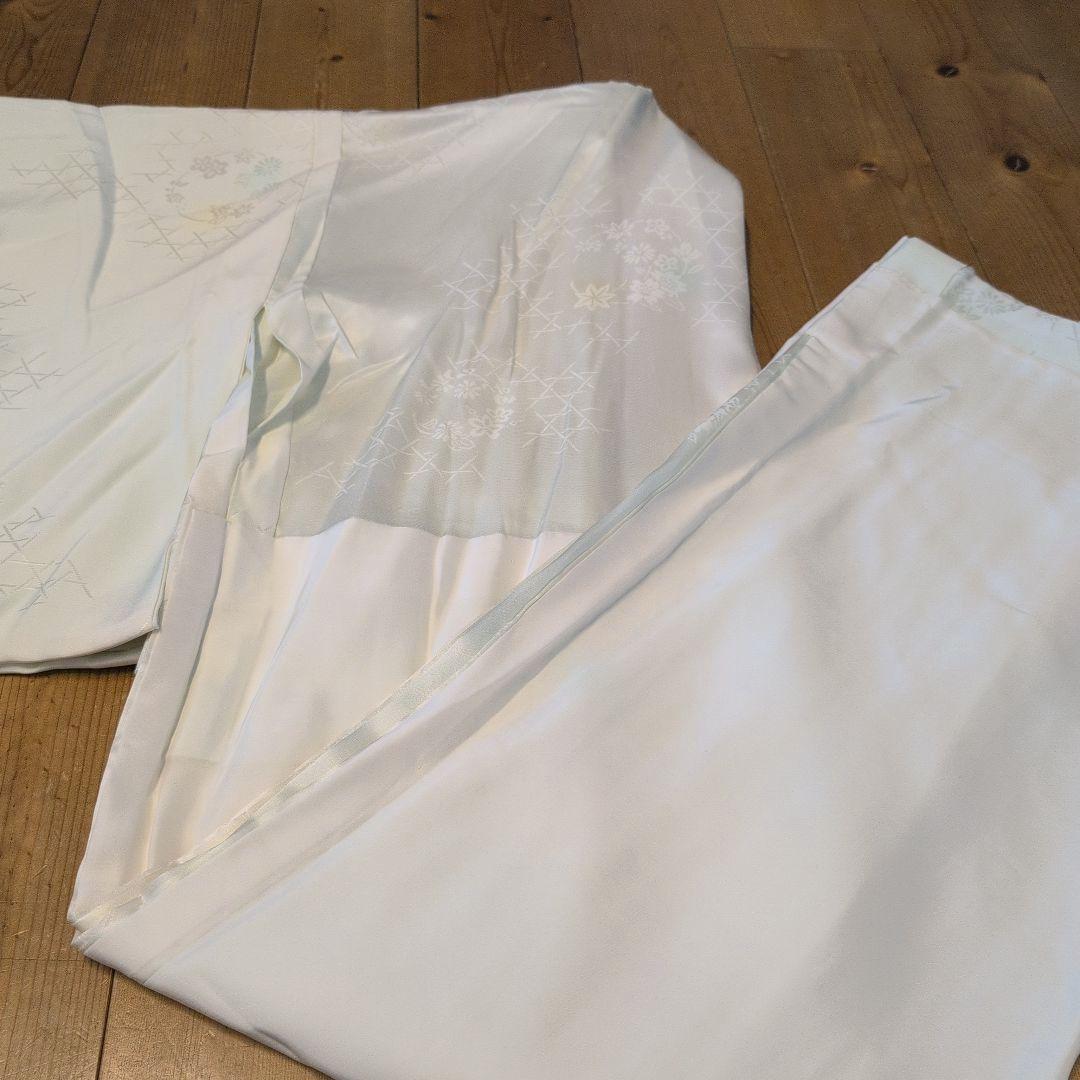 正絹長襦袢　ふるるん　洗える長襦袢　半衿付　衣紋抜　表示付