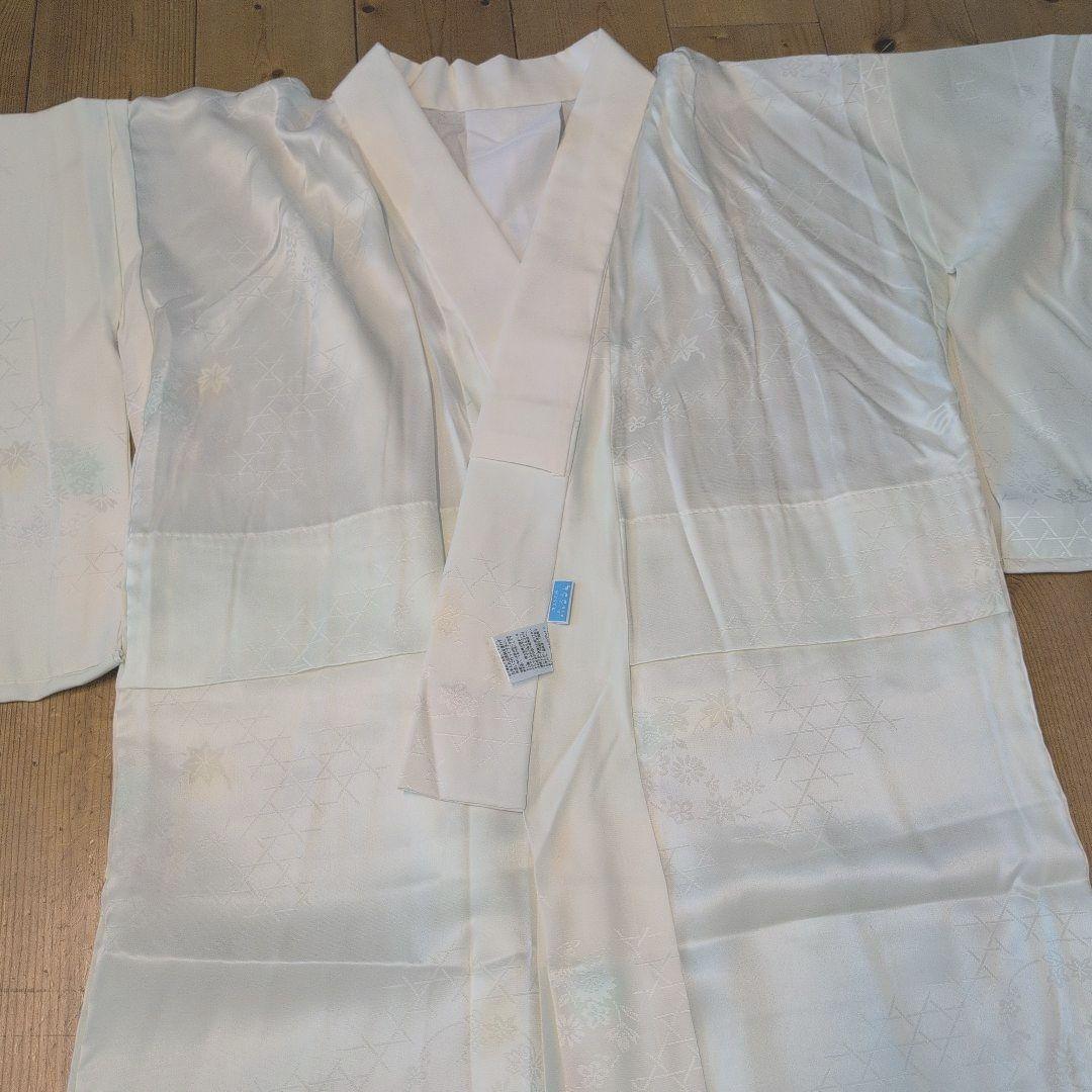 正絹長襦袢　ふるるん　洗える長襦袢　半衿付　衣紋抜　表示付