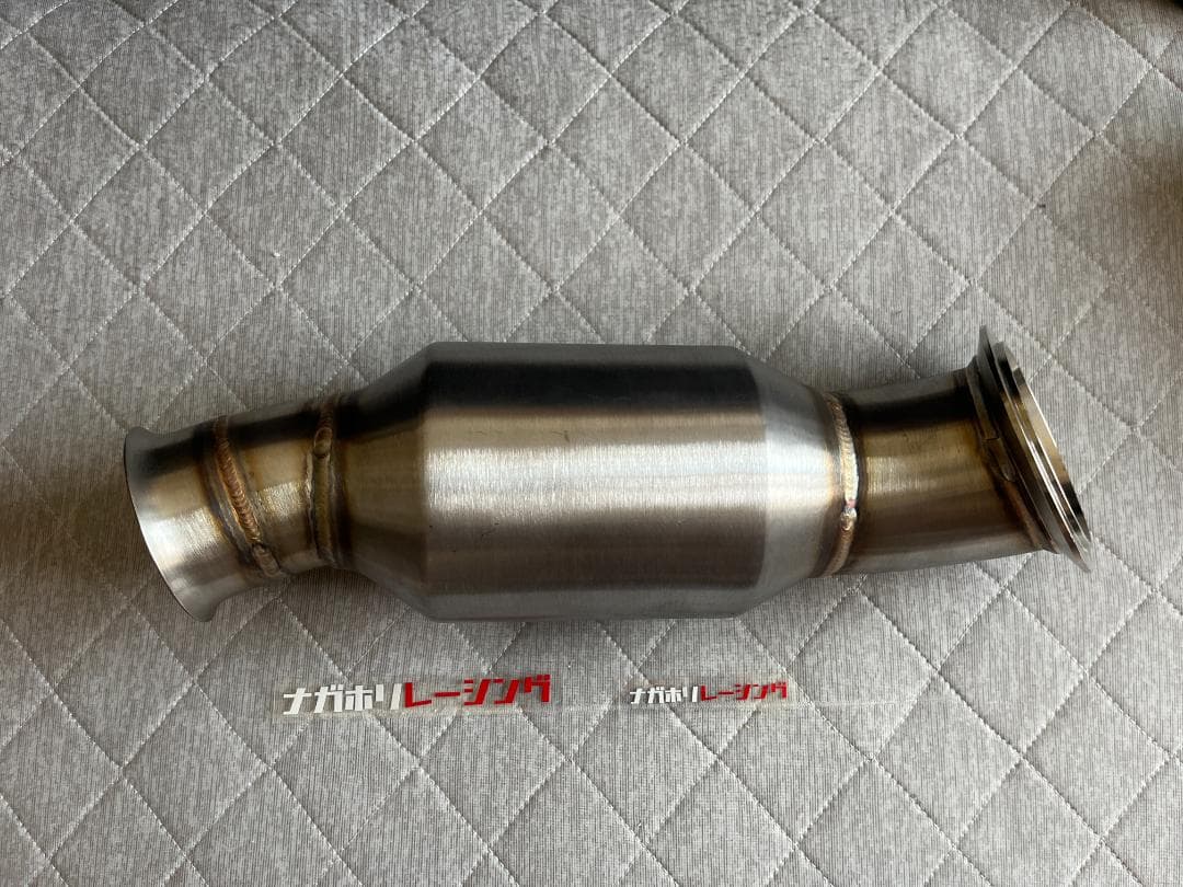 未使用品　　N55エンジン　ナガホリレーシング ダウンパイプ　メタル触媒付