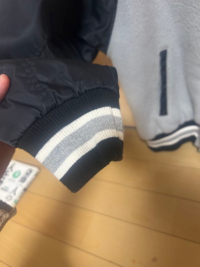 80s アディダス　スタジャン　ナイロンフリースジャケット adidas 希少