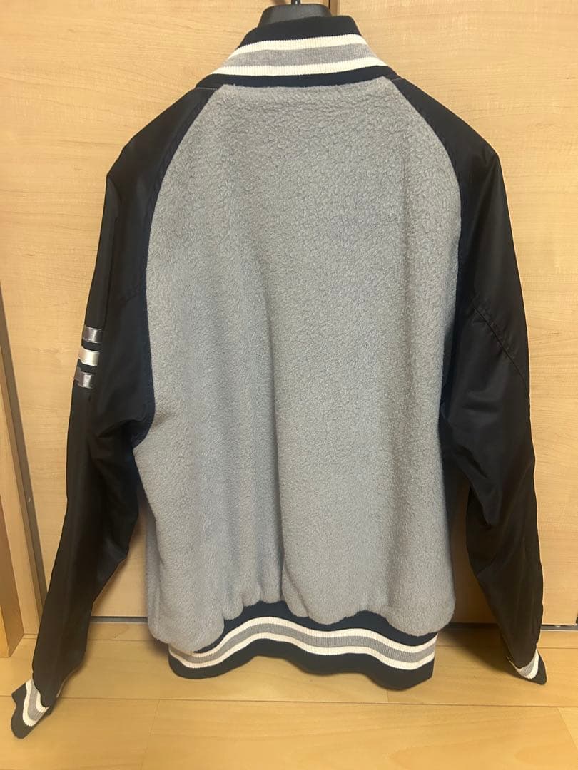 80s アディダス　スタジャン　ナイロンフリースジャケット adidas 希少