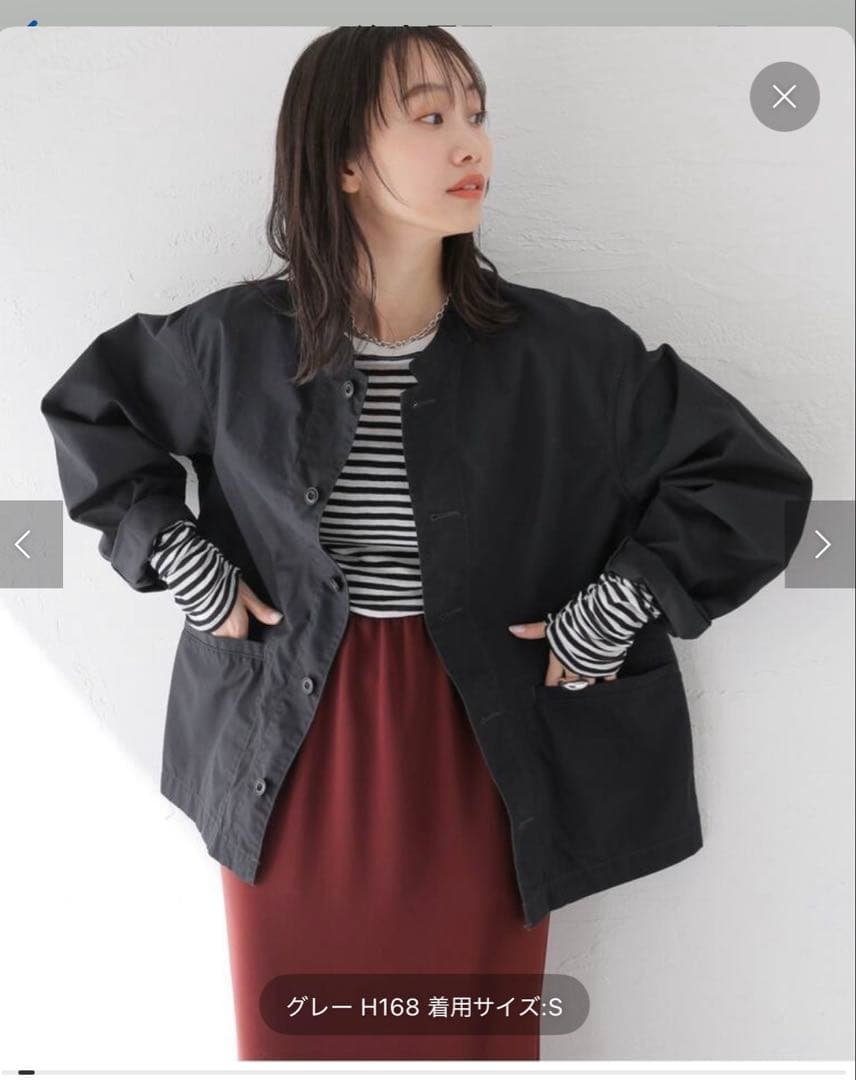 NANAMICA /ナナミカ 417別注バンドカラーシャツ ジャケット