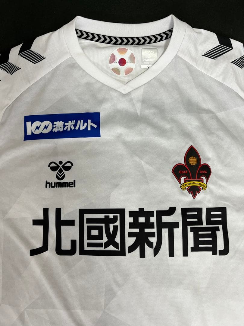 ツエーゲン金沢2023年度アウェイユニフォーム　梶浦勇輝選手サイン付き