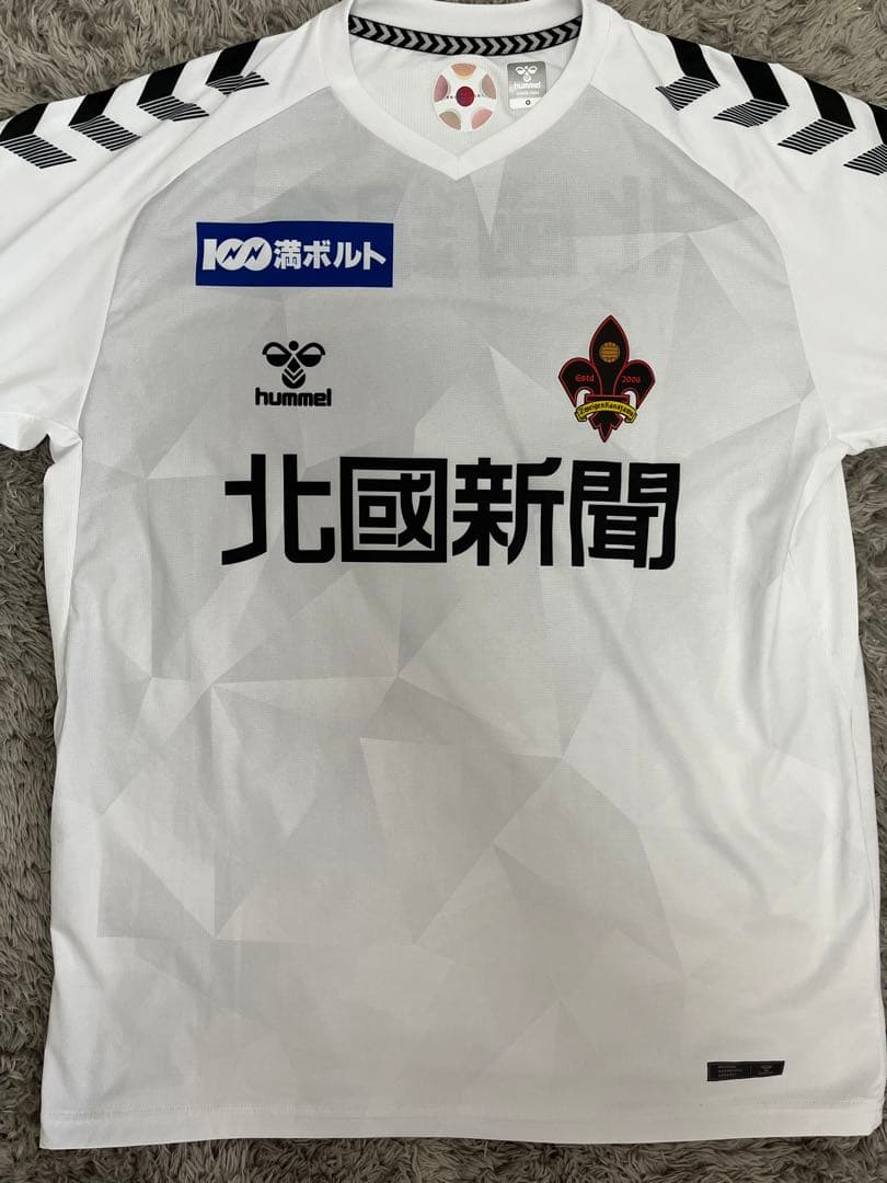 ツエーゲン金沢2023年度アウェイユニフォーム　梶浦勇輝選手サイン付き